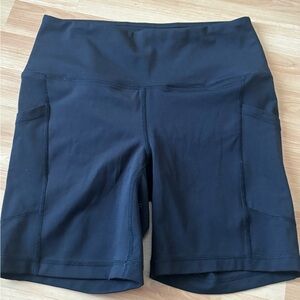 Yogalicious Women's Black Athletic Bike Shorts